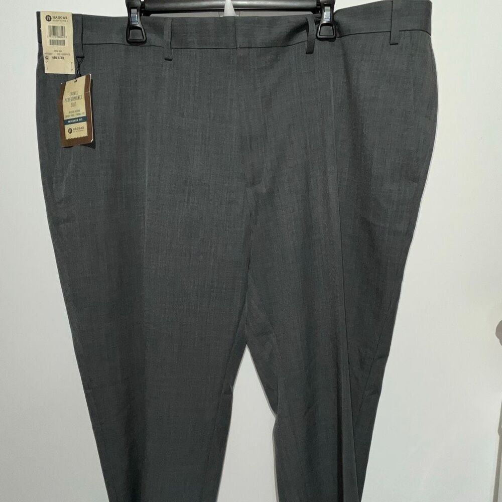 Haggar Men's Travel Performance Tailored Fit Suit Separate Pants Size 44W NWT